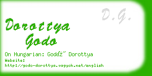 dorottya godo business card